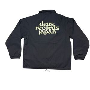Deus Ex Machina Strata Coach Jacket Black Deus Records Japan XXL NWT